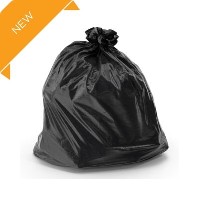 80L BIN LINER BLACK HDPE